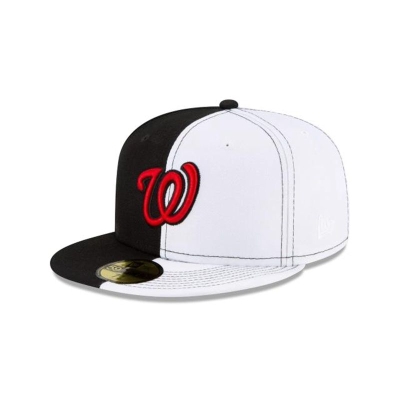 Sapca New Era Washington Nationals MLB Split Crown 59FIFTY Fitted - Negrii